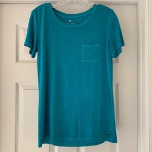 Soft, Flowy Teal Shirt